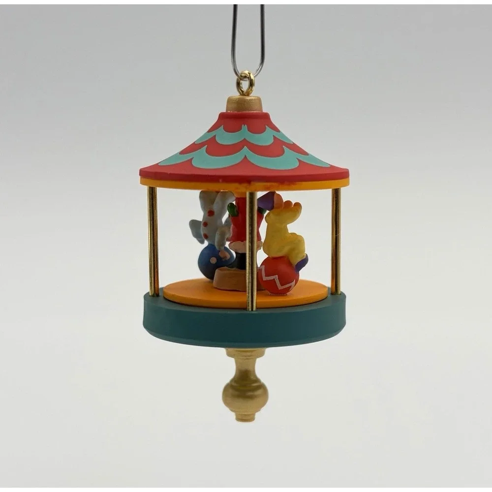 1996 Hallmark Keepsake Miniature Ornament Santa's Little Big Top 2 Circus VTG